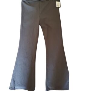 Art Class Gray Leggings with Flared Design